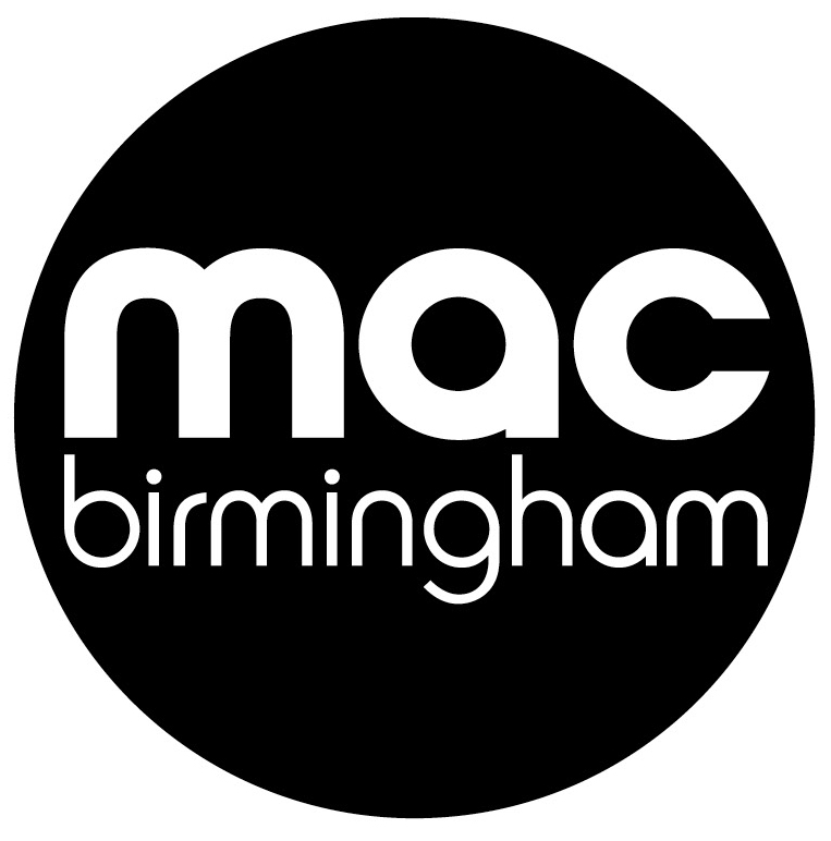 Mac Birmingham logo in a black circle