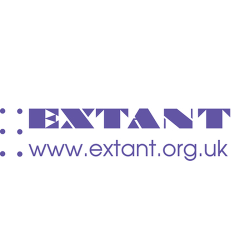 Purple Extant Logo on a white background.